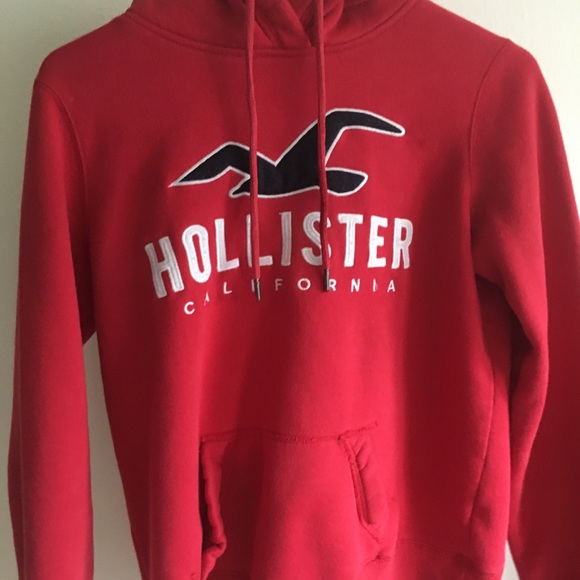 Red Hollister Hoodie - Picture 1 of 2